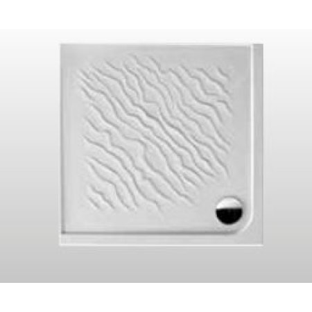 Kerasan Dune Brodzik prostokątny 90x90x8 cm, biały 1322