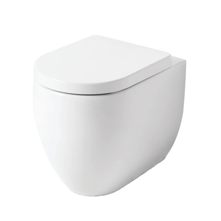 Kerasan Flo Toaleta WC stojąca 52x36 cm Norim bez kołnierza, biała 311201