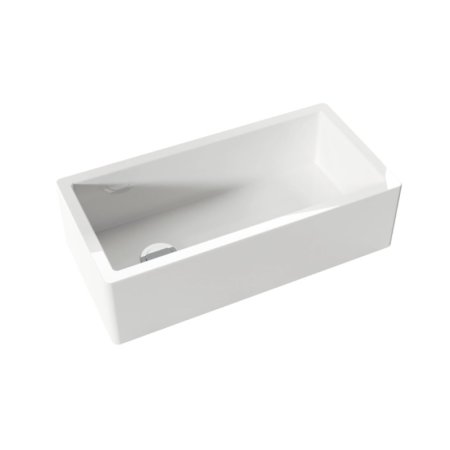 Kerasan Hannah Glasse Essex Zlewozmywak ceramiczny jednokomorowy 83,8x45,6 cm biały 541301