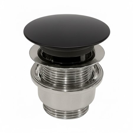 Kerasan Nolita Korek umywalkowy klik klak czarny mat 923331