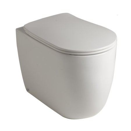 Kerasan NoLita Toaleta WC stojąca 55x35x43 cm No Rim bez kołnierza, biała 531801