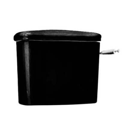 Kerasan Retro Spłuczka WC z dźwignią boczną czarny 107104
