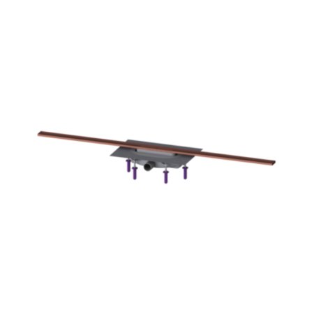 Kessel Linearis Infinity 60 Odpływ liniowy 120 cm miedziany szczotkowany 45303.12