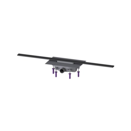 Kessel Linearis Infinity 90 Odpływ liniowy 110 cm czarny szczotkowany 45202.11