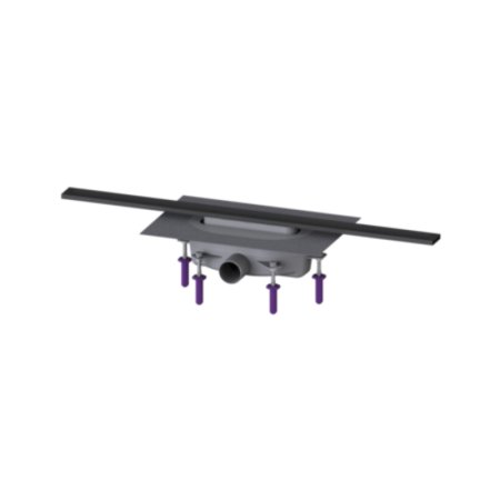 Kessel Linearis Infinity 90 Odpływ liniowy 80 cm czarny szczotkowany 45202.08