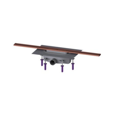 Kessel Linearis Infinity 90 Odpływ liniowy 80 cm miedziany szczotkowany 45203.08