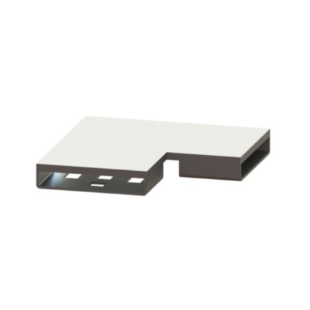 Kessel Linearis Infinity Króciec przyłączeniowy 75 cm do odpływów prysznicowych liniowych stal nierdzewna szczotkowana 45100.01