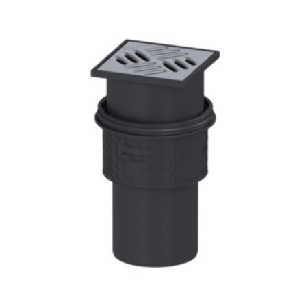 Kessel Practicus Odpływ punktowy 12x12 cm srebrny 45210.20