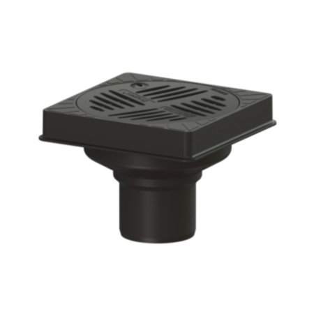 Kessel System 100 Wpust podwórzowy czarny 67110B