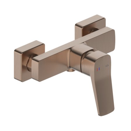 KFA Malaga Bateria prysznicowa natynkowa brushed rose gold z powłoką PVD 4526-010-34