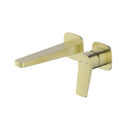 KFA Malaga Bateria umywalkowa podtynkowa złoty szczotkowany z powłoką PVD 4529-810-31