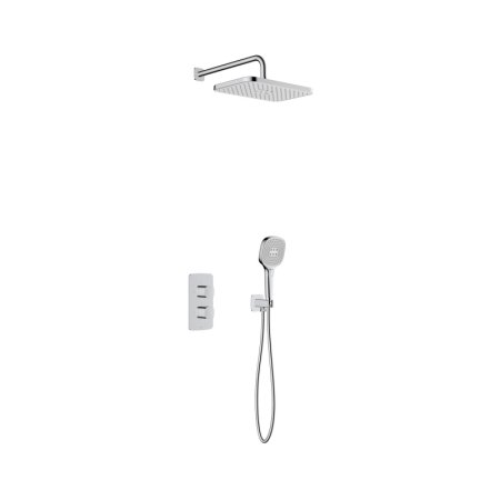KFA Malaga Zestaw prysznicowy termostatyczny podtynkowy z deszczownicą chrom 5759-501-00