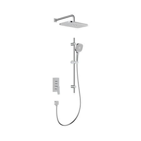 KFA Malaga Zestaw prysznicowy podtynkowy z deszczownicą chrom 4529-301-00