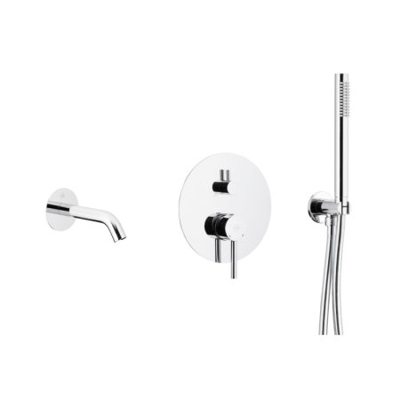 KFA Moza Bateria wannowa podtynkowa chrom 5039-401-00