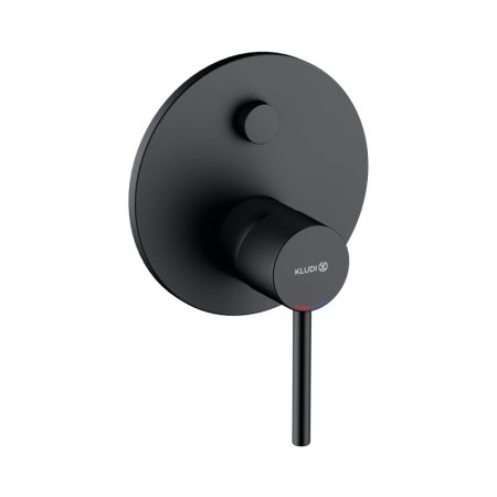Kludi Bozz Bateria wannowo-prysznicowa podtynkowa czarny mat 387593976