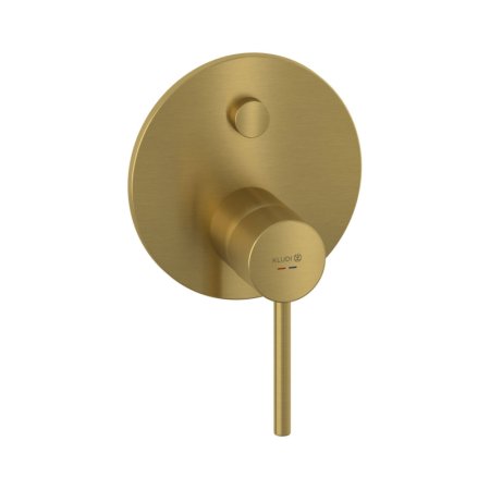 Kludi Bozz Bateria wannowo-prysznicowa podtynkowa złoty szczotkowany 38759N076