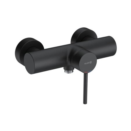 Kludi Bozz Black Bateria prysznicowa natynkowa czarny mat 388313976