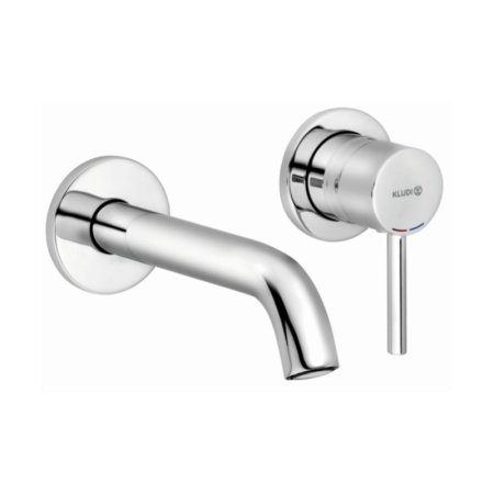 Kludi Bozz bateria umywalkowa ścienna 18 cm chrom 382440576