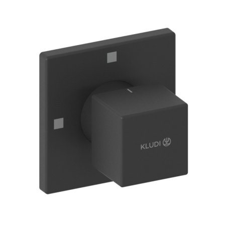 Kludi Decus Przełącznik trzykierunkowy element zewnętrzny czarny mat 548463975