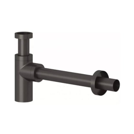 Kludi Design Syfon umywalkowy butelkowy ozdobny czarny szczotkowany PVD 10020N2-00