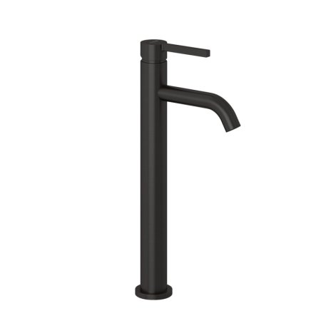 Kludi Nova Fonte Pura Bateria umywalkowa wysoka czarny szczotkowany 20298N215