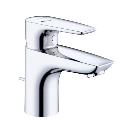 Kludi Pure&Solid Bateria umywalkowa 13,5 cm z korkiem Cold Start chrom 343880575WR4