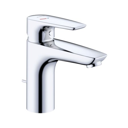 Kludi Pure&Solid Bateria umywalkowa 16 cm z korkiem Cold Start chrom 342930575WR4