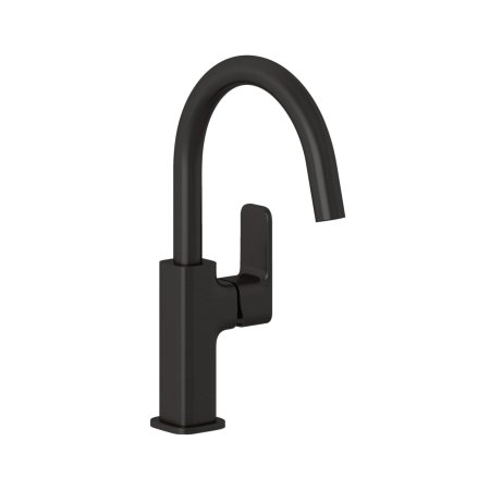 Kludi Renon Bateria umywalkowa wysoka bez korka PVD czarny szczotkowany 42028N275