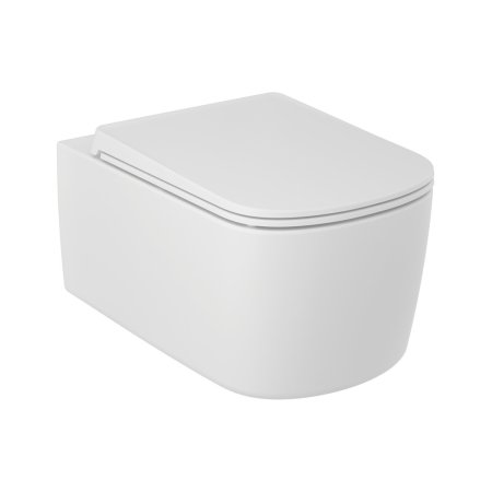 Kludi Resa S Toaleta WC Spiral-Flush bez kołnierza spłukiwanie wirowe biały mat 27WCW0153