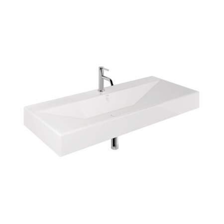 Kludi Resa Umywalka wisząca lub meblowa 121x50 cm biały 59WW12143