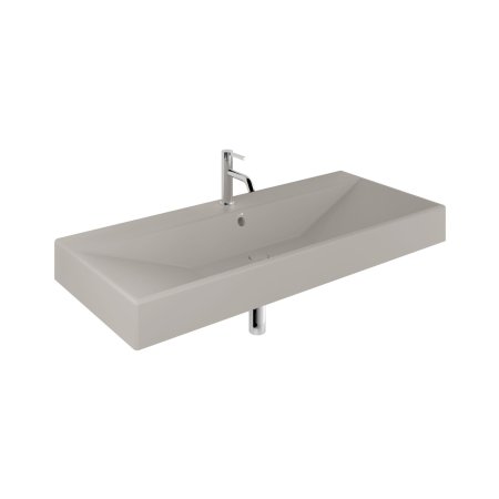 Kludi Resa Umywalka wisząca lub meblowa 121x50 cm szaro-beżowy mat 59WW121O2