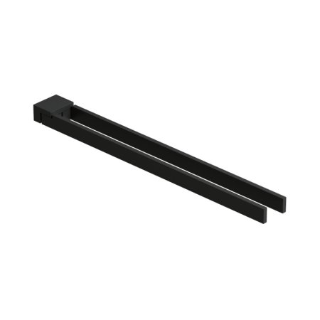 Kludi Vela C Wieszak na ręcznik podwójny 43 cm czarny mat 3197739