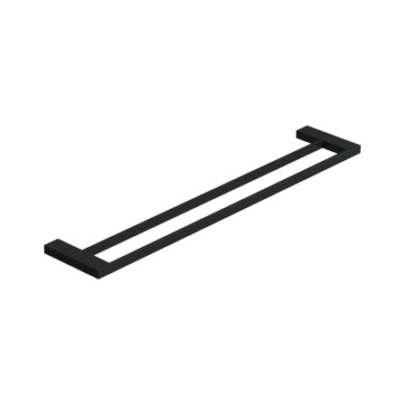 Kludi Vela C Wieszak na ręcznik podwójny 60 cm czarny mat 3198839
