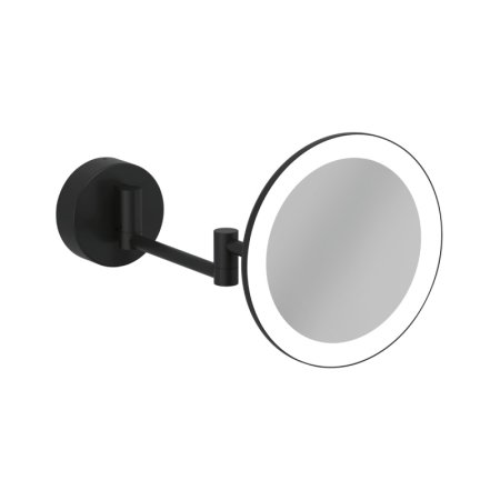 Kludi Vela R Lusterko kosmetyczne z podświetleniem LED czarny mat 5899539W