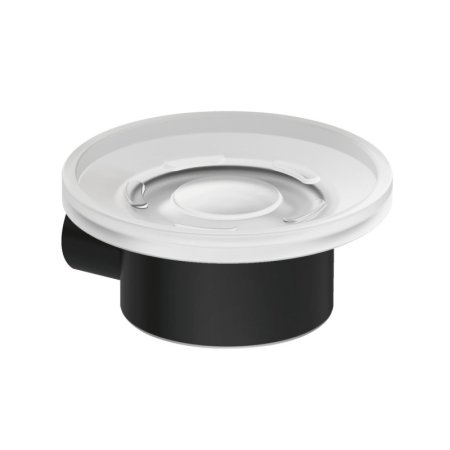 Kludi Vela R Mydelniczka ścienna czarny mat/biały mat 5898539