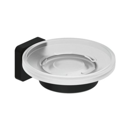 Kludi Vela S Mydelniczka ścienna czarny mat/biały mat 2598539