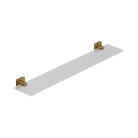 Kludi Vela S Półka ścienna 60 cm złoto szczotkowane/biały mat 25973N0