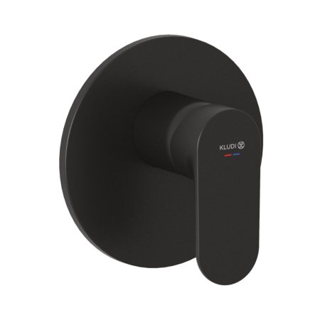 Kludi X1 Bateria prysznicowa podtynkowa czarny mat 327553975