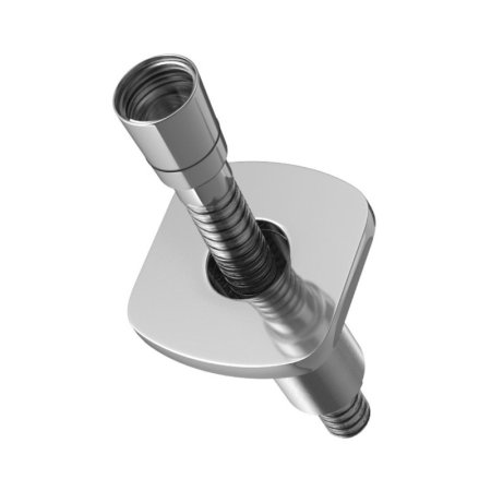 Kohlman Foxal Rozeta słuchawkowa z wężem chrom QW009W