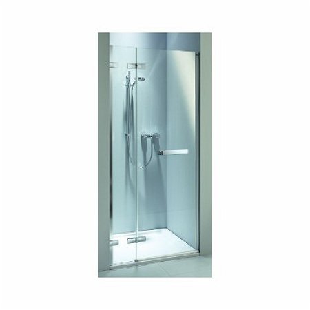 Koło Next Drzwi uchylne 90x195 cm prawe profile srebrne szkło przezroczyste z powłoką Reflex HDRF90222R03R