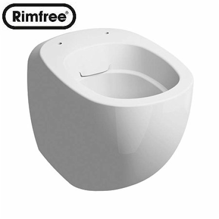Koło Ego by Antonio Citterio Toaleta WC podwieszana 35x57x36,5 cm lejowa Rimfree z powłoką Refleks, biała K13122900