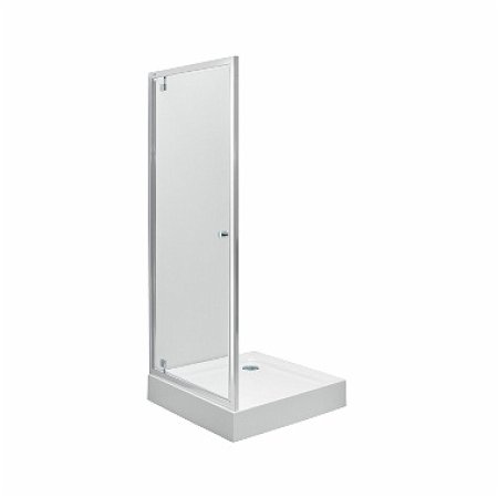 Koło First Pivot Drzwi prysznicowe 90x190 cm, profile srebrne szkło przezroczyste ZDRP90222003