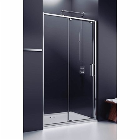 Koło Ultra Drzwi prysznicowe 120x195 cm Screen Guard z powłoką Reflex lewe, profile srebrne szkło przezroczyste ODDW12222003L