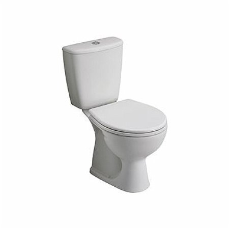Koło Rekord Toaleta WC kompaktowa 36,6x62,5x76,4 cm odpływ pionowy, biała K99001