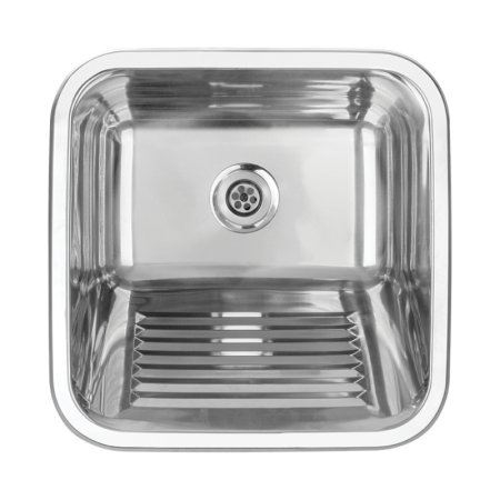 Kuchinox Chios Zlewozmywak stalowy gospodarczy 45x45 cm inox SKN_090A