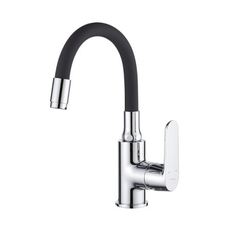 Kuchinox Dima Bateria umywalkowa czarna/chrom BQD_021B