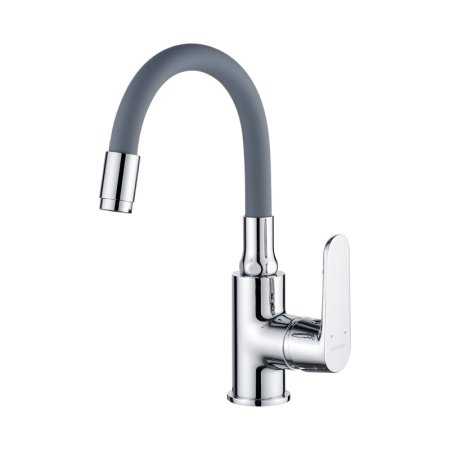 Kuchinox Dima Bateria umywalkowa szara/chrom BQD_021D
