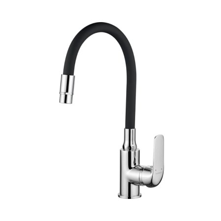 Kuchinox Elza Bateria kuchenna elastyczna chrom/czarny BKE_762D