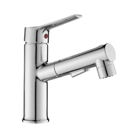 Kuchinox Fonte Bateria umywalkowa z wyciąganą wylewką chrom BQT_029D