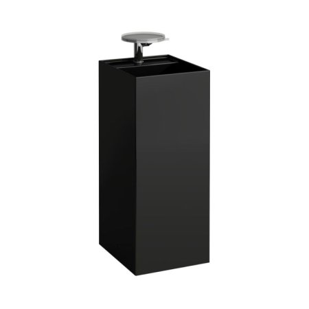 Laufen Kartell Umywalka wolnostojąca 43,5x37,5x90 cm z otworem na baterię czarny mat H8113317161111
